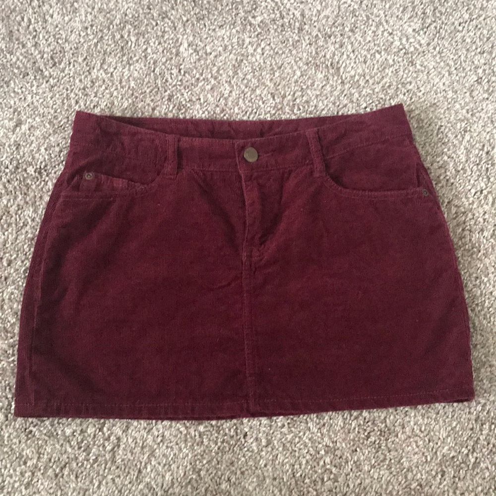 Corduroy Mini skirt